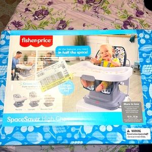 Fisher Price space saver high chair